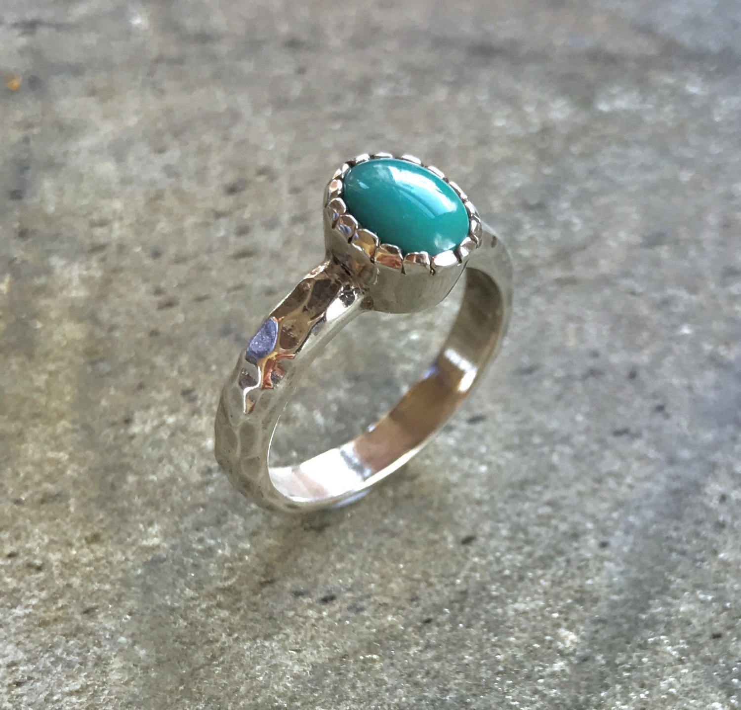 Real turquoise deals ring