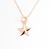 Gold Star Pendant - Star Necklace Gift - Celestial Gold Necklace