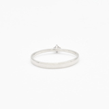 Certified Ruby Gold Ring - Real 14k White Gold Ring - Genuine Ruby Solitaire Ring