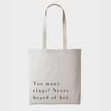 The Adina Stone Tote - Cotton Canvas Bag - Re-usable Shopping Bag