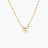 Ruby Gold Necklace - 14k Solid Gold Necklace - Genuine Ruby Necklace