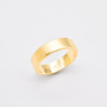 Wide Gold Band, Thick Gold Ring, Gold Wedding Ring