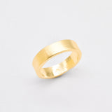 Wide Gold Band, Thick Gold Ring, Gold Wedding Ring