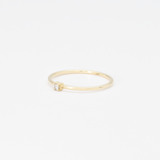 Certified Natural Diamond Ring - Solid 14k Gold Ring - Real Dainty Diamond Ring