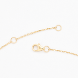 Genuine Blue Diamond Necklace – 14k Solid Gold Necklace – Real Gold Blue Diamond Dainty Necklace