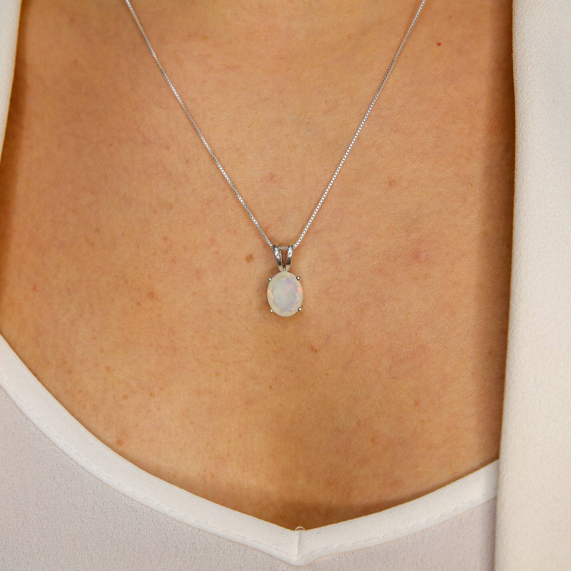 Moonstone necklace symbolizing calm, clarity, and peaceful energy