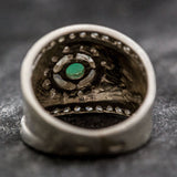 Delicate 925 Sterling Silver Ring featuring a Round Emerald, a timeless piece for daily elegance and thoughtful gifting.