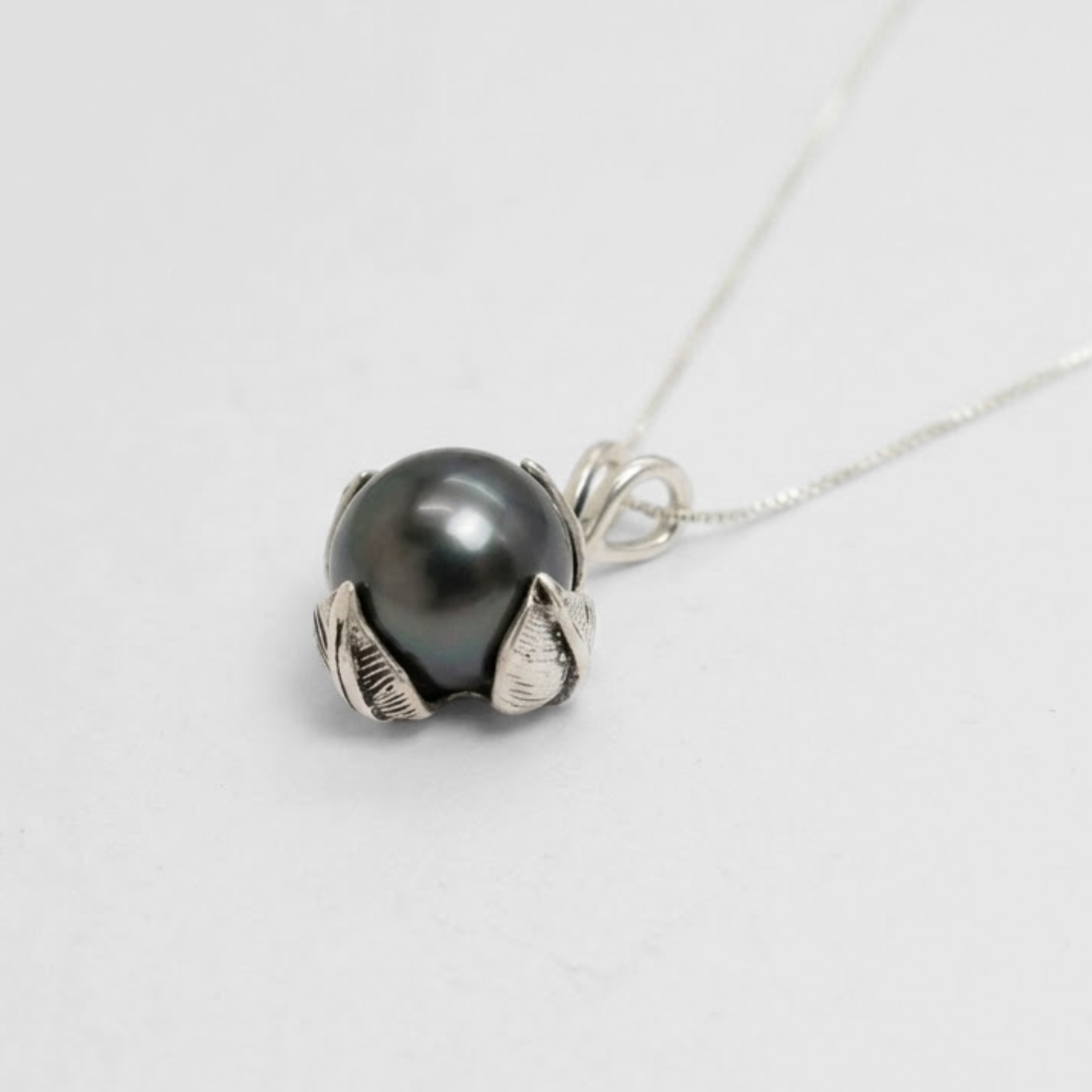 Charming 925 Sterling Silver Natural Pearl Pendant, prong setting, perfect for June birthdays and everyday elegance.