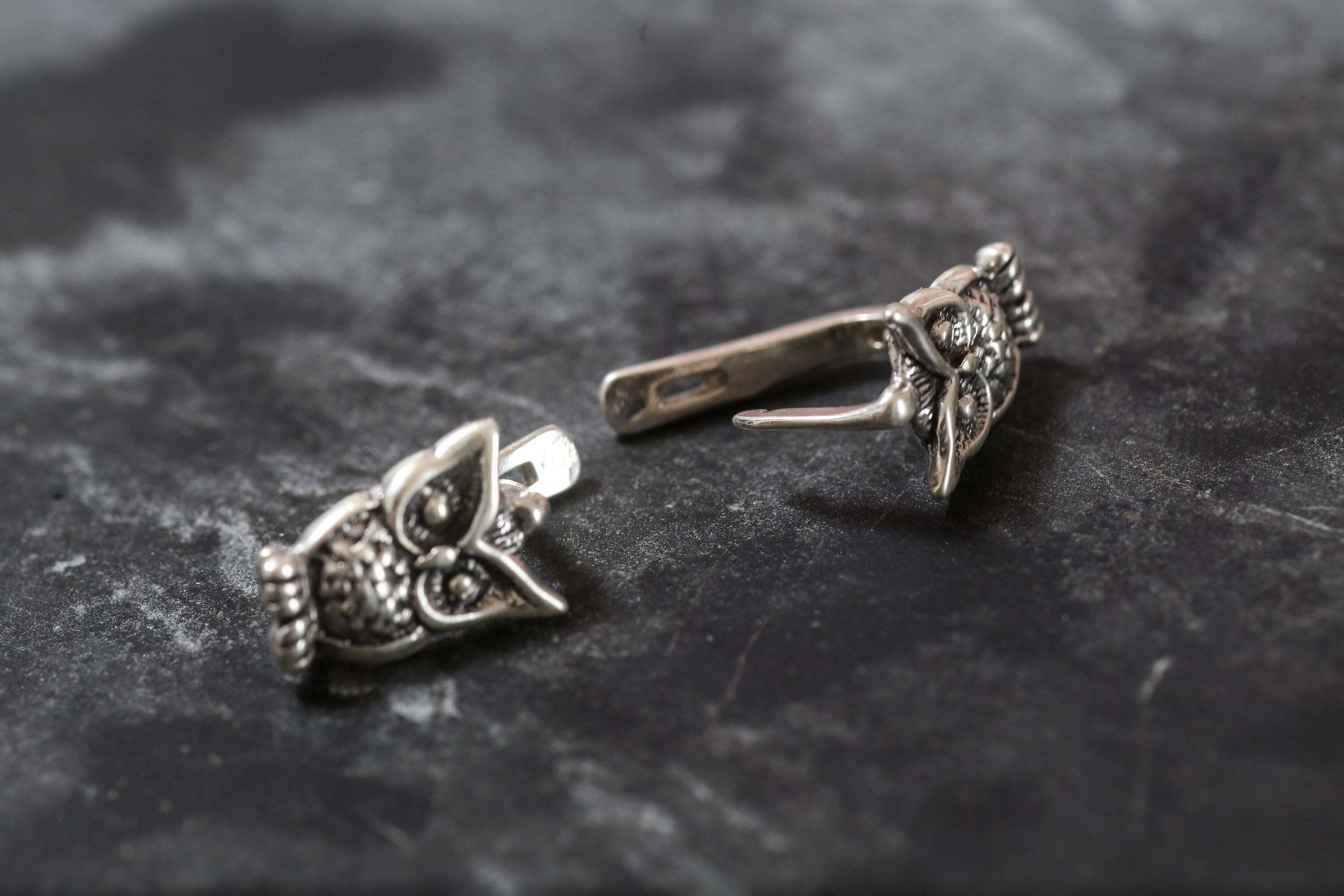 Owl Earrings, Animal Earrings, Bird Earrings, Silver Owl, Wise Earrings, Artistic Earrings, Silver Owl Earrings, Solid Silver, Stud Earrings