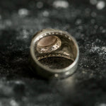 Lovely 925 Sterling Silver ring showcasing natural White Australian Opal, a meaningful gift for October celebrations and daily wear.