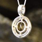 Victorian Citrine Necklace - Genuine Citrine Pendant - November Birthstone Necklace