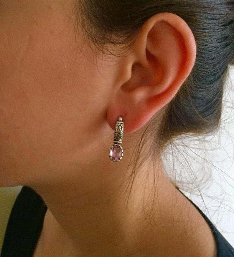 Turquoise Earrings, Real Turquoise, Sleeping Beauty Turquoise, Arizona Turquoise, Natural Turquoise, Pure Silver, Solid Silver, Tribal(1)