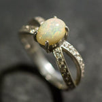 Elegant October Birthstone Fire Opal Ring in 925 Sterling Silver, ideal for gifting and stylish everyday wear.