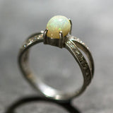 Stylish Fire Opal Ring crafted in 925 Sterling Silver, October Birthstone, ideal for everyday elegance and special gifts.