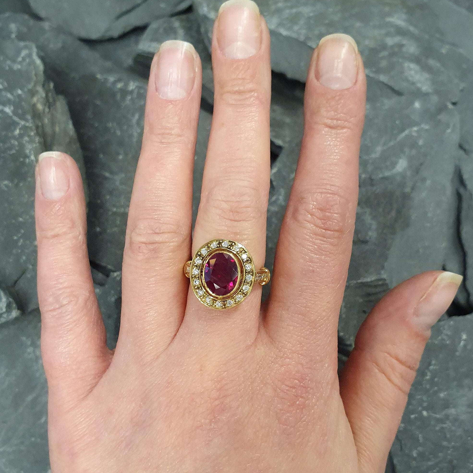 Red Vintage Ring, Ruby Ring, Created Ruby, Red Ruby Ring, Red Ring, Antique Ruby Ring, Vintage Ring, 925 Silver Ring, Red Diamond Ring, Ruby(1)