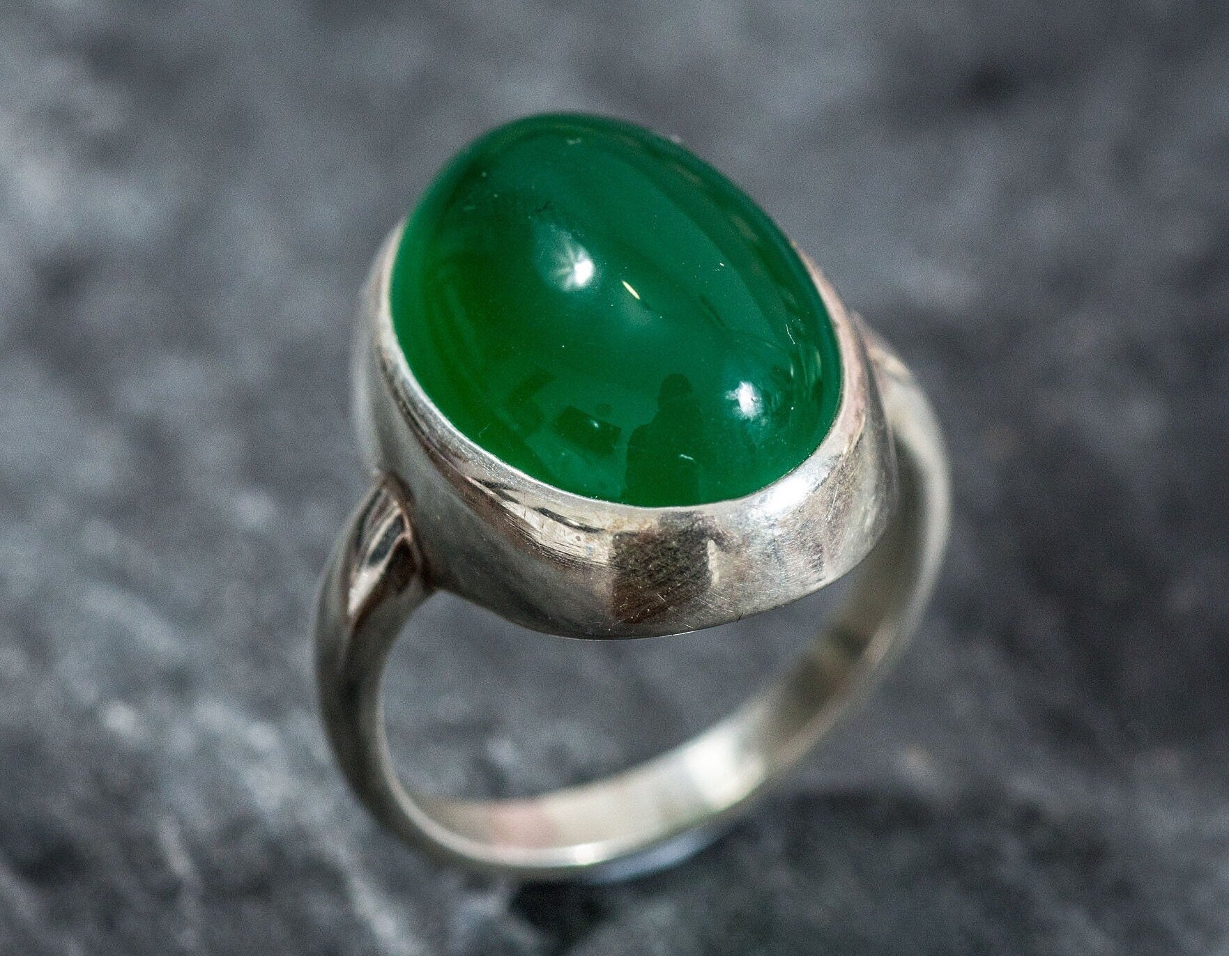 Emerald Ring, Large Emerald, Created Emerald, Green Emerald Ring, Vintage Ring, Green Ring, Emerald Green Ring, Vintage Rings, Solid Silver