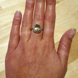 Vintage Citrine Ring - Natural Citrine Ring - November Birthstone Ring