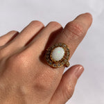 Opal Ring, Natural Opal Ring, Australian Opal, Natural Opal, Vintage Opal, Vintage Rings, Antique Opal, Solid Silver Ring, Antique Rings (279968220)(1)