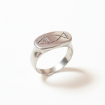 Fish Silver Ring - Pisces Zodiac Ring - Oval Silver Ring made in 925 Sterling Silver. Ideal for everyday wear and perfect for birthday gifting and special occasions.