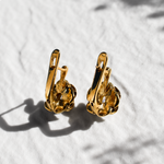 Flower Earrings, Diamond Earrings, Created Diamond, Sparkly Earrings, Diamond Studs, Vintage Earrings, White Diamond Studs, Floral Earrings(1)