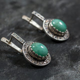 Emerald Earrings, Natural Emerald, Green Emerald, May Birthstone, May Earrings, Unique Earrings, Green Earrings, Silver Earrings, Emerald