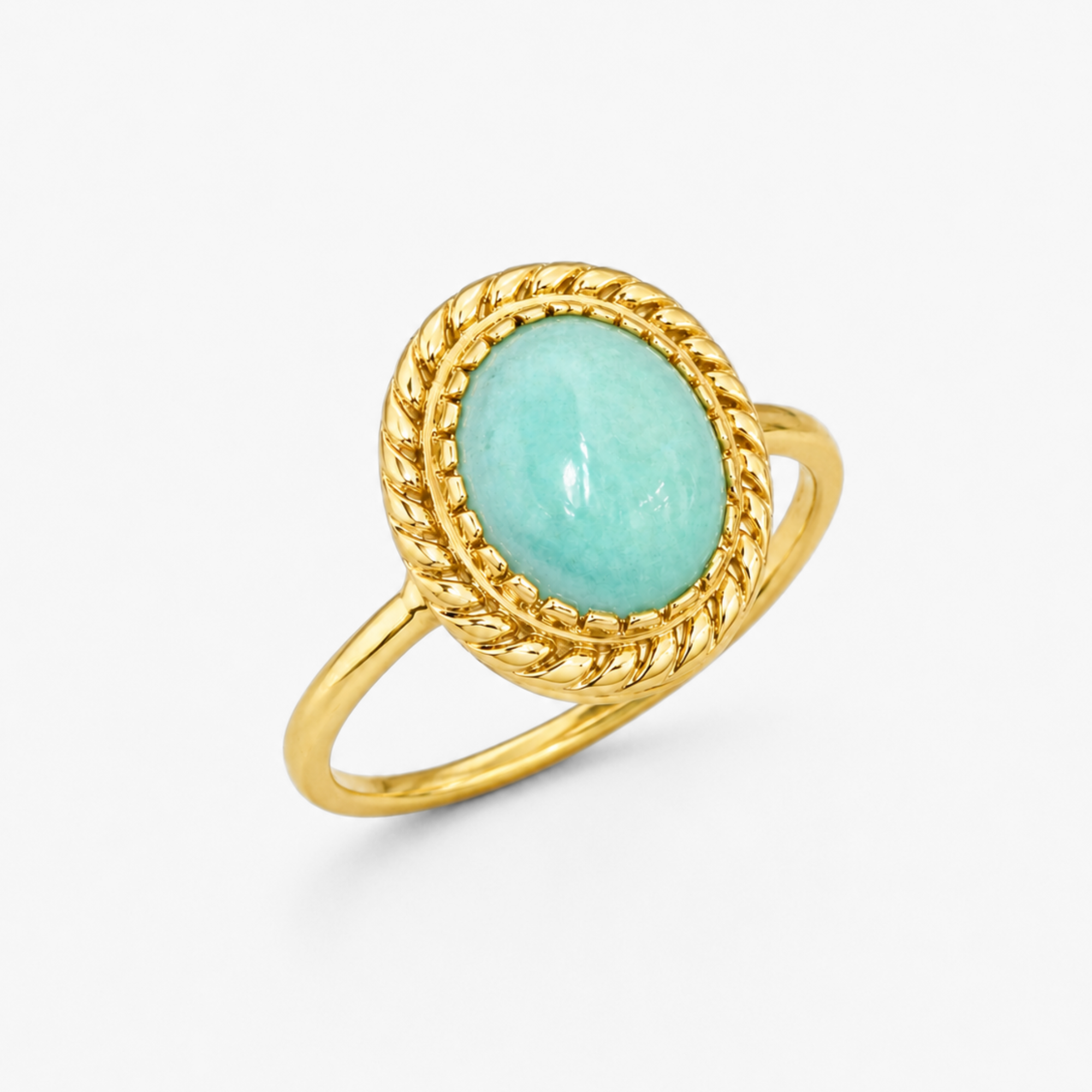 Natural Emerald Ring made in 18k Gold Vermeil with Oval Natural Green Emerald in Solitaire setting, May Birthstone gift idea, symbolizes growth, harmony, and deep emotional healing, ideal for everyday wear and perfect for birthday gifting and special occasions.