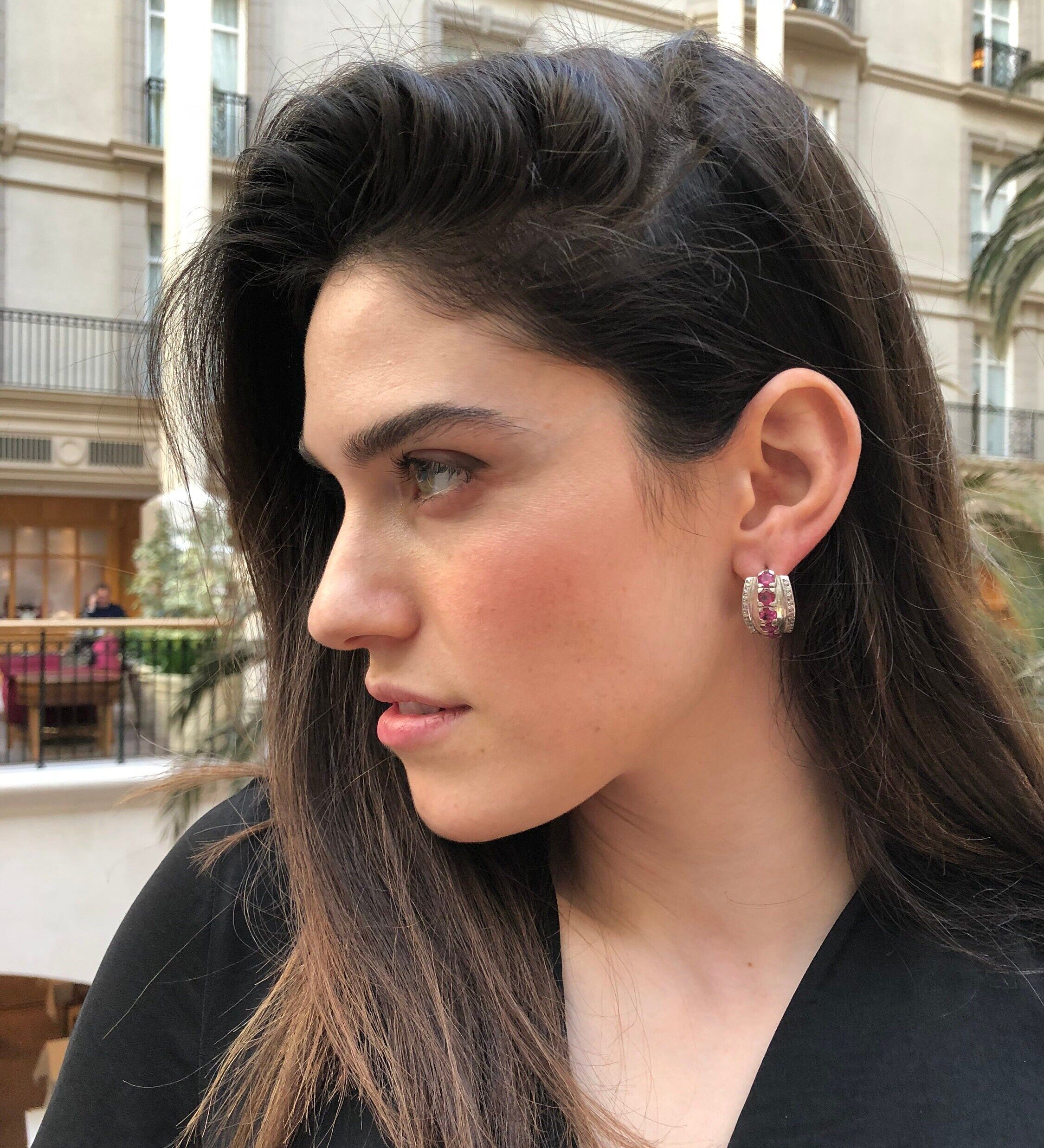 Tourmaline Earrings, Pink Tourmaline Earrings, Natural Tourmaline, Unique Earrings, October Birthstone, Silver Earrings, Tourmaline