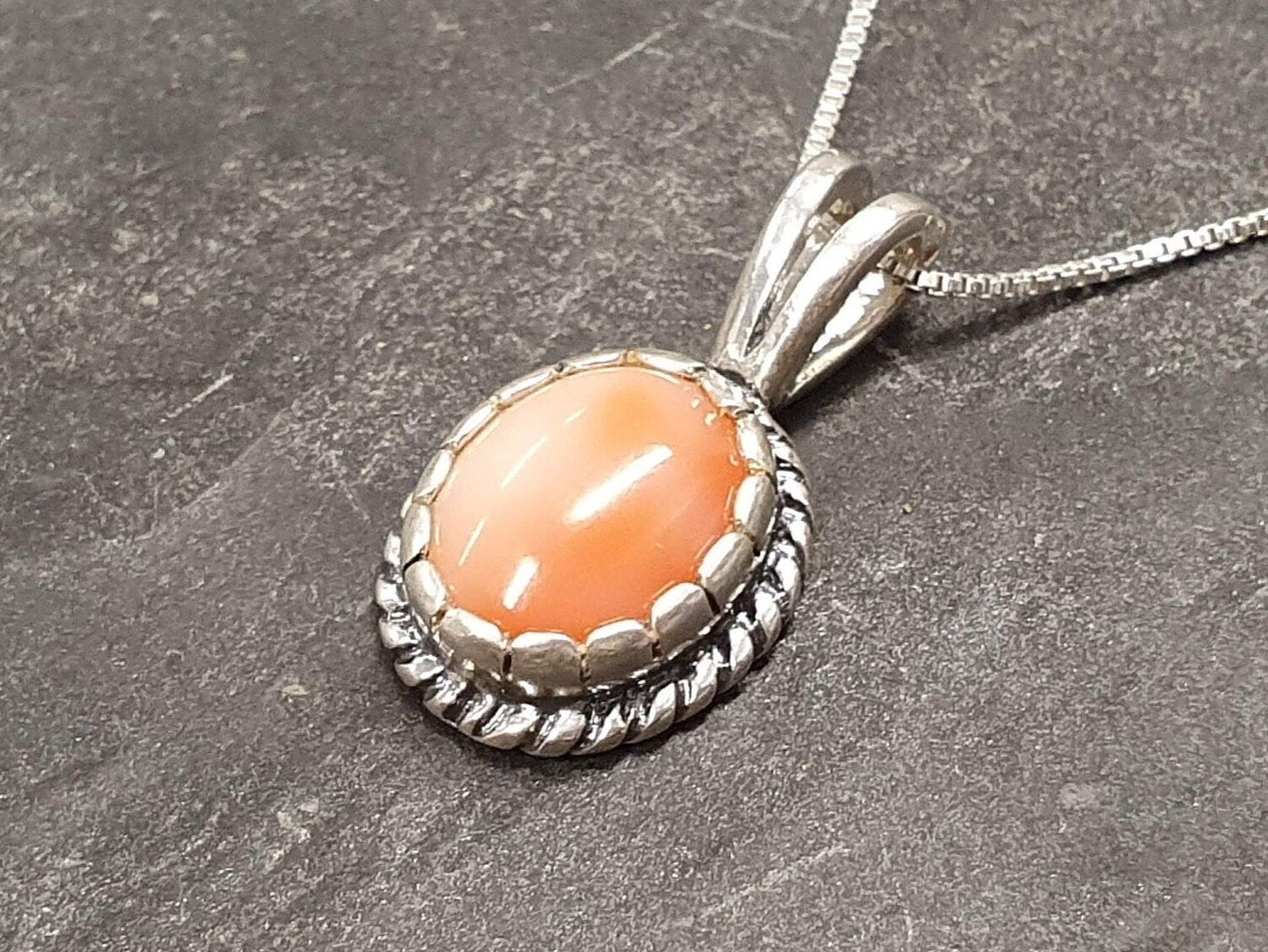 Angel Coral Pendant, Coral Pendant, Natural Coral, March Birthstone, Victorian Pendant, Pink Coral Pendant, Vintage Pendant, Silver Pendant