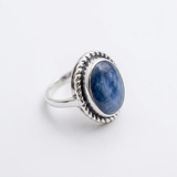 Blue Statement Ring - Natural Kyanite Ring - Vintage