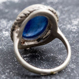 Blue Statement Ring - Natural Kyanite Ring - Vintage