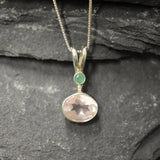 Rose Quartz Pendant - GENUINE Rose Quartz - Pink Pendant