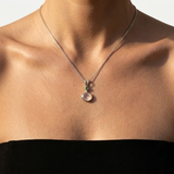 Rose Quartz Pendant - GENUINE Rose Quartz - Pink Pendant