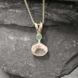 Rose Quartz Pendant - GENUINE Rose Quartz - Pink Pendant