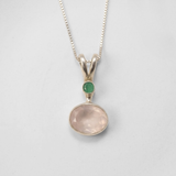Rose Quartz Pendant - GENUINE Rose Quartz - Pink Pendant