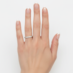 Beautiful Channel-Set CZ ring in 925 Sterling Silver, a thoughtful April gift for special occasions and daily wear.