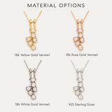 Gold Opal Pendant - Genuine Opal Necklace, October Birthstone Necklace