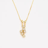 Fire Opal Pendant - October Birthstone Necklace - Dainty Opal Necklace