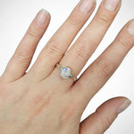 Natural Rainbow Moonstone Ring in 925 Sterling Silver, perfect for birthdays and symbolizes healing and protection for everyday elegance.