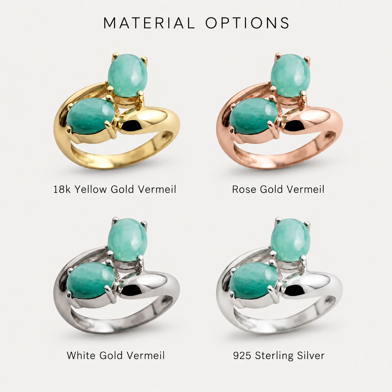 Stunning 925 Sterling Silver ring with an Oval Natural Emerald, a beautiful May birthstone gift that embodies healing and growth.
