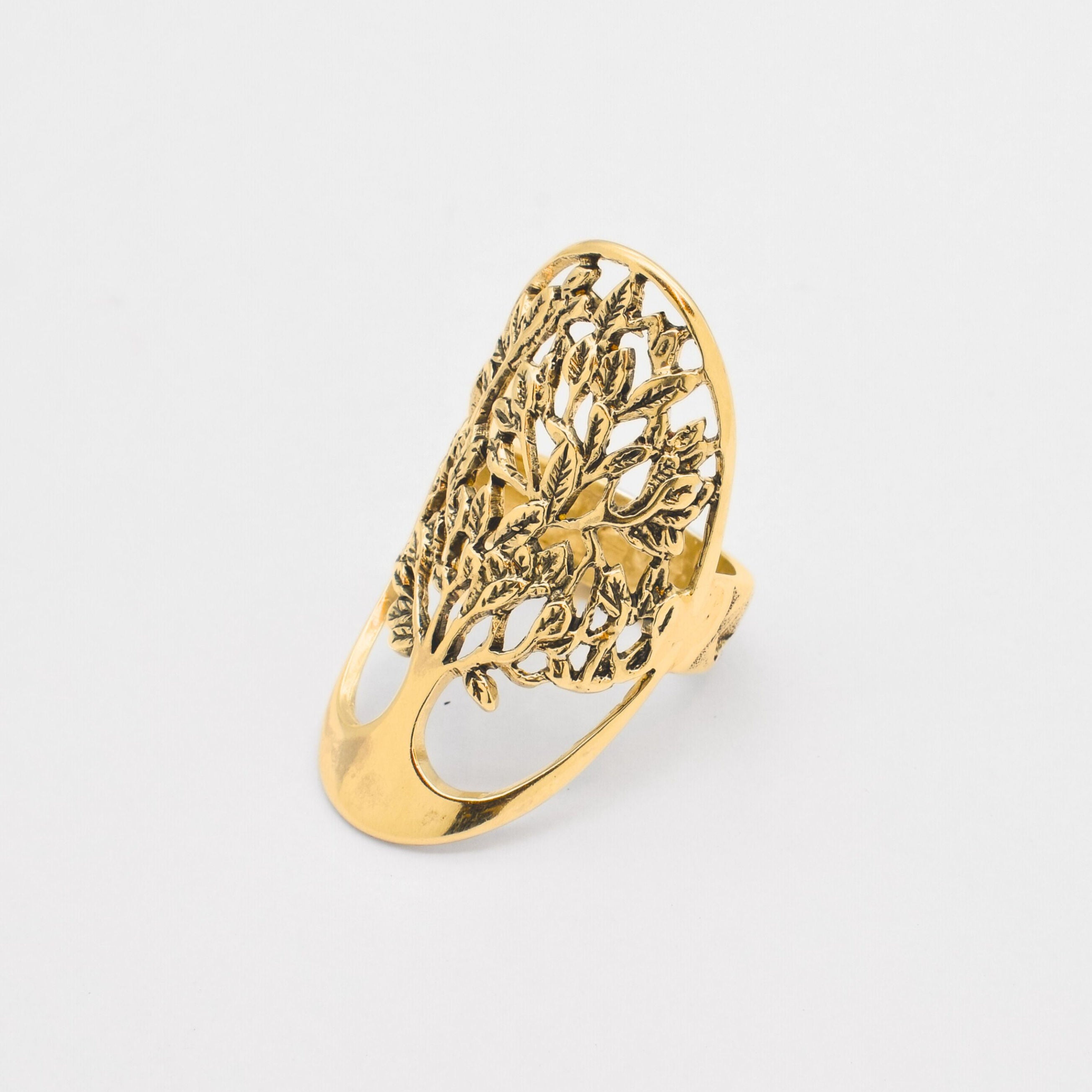 Silver Tree Ring, Tree of Life Ring, Vintage Ring, Artistic Ring, Family Ring, Silver Artisan Ring, Solid Silver Ring, Silver Leaf Ring(1)