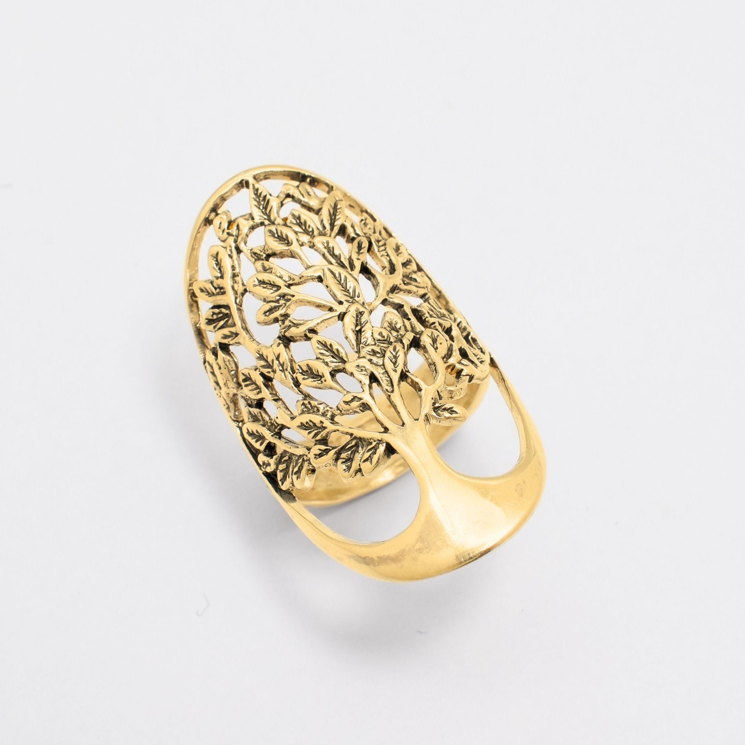 Silver Tree Ring, Tree of Life Ring, Vintage Ring, Artistic Ring, Family Ring, Silver Artisan Ring, Solid Silver Ring, Silver Leaf Ring(1)