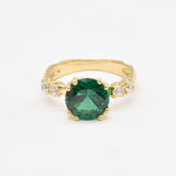 Adina Stone material options for 925 Sterling Silver, 18K Yellow Gold Vermeil, 18K White Gold Vermeil, 18K Rose Gold Vermeil.