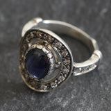 Vintage Sapphire Ring - Natural Sapphire Ring, September Birthstone Ring