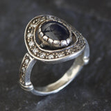 Vintage Sapphire Ring - Natural Sapphire Ring, September Birthstone Ring