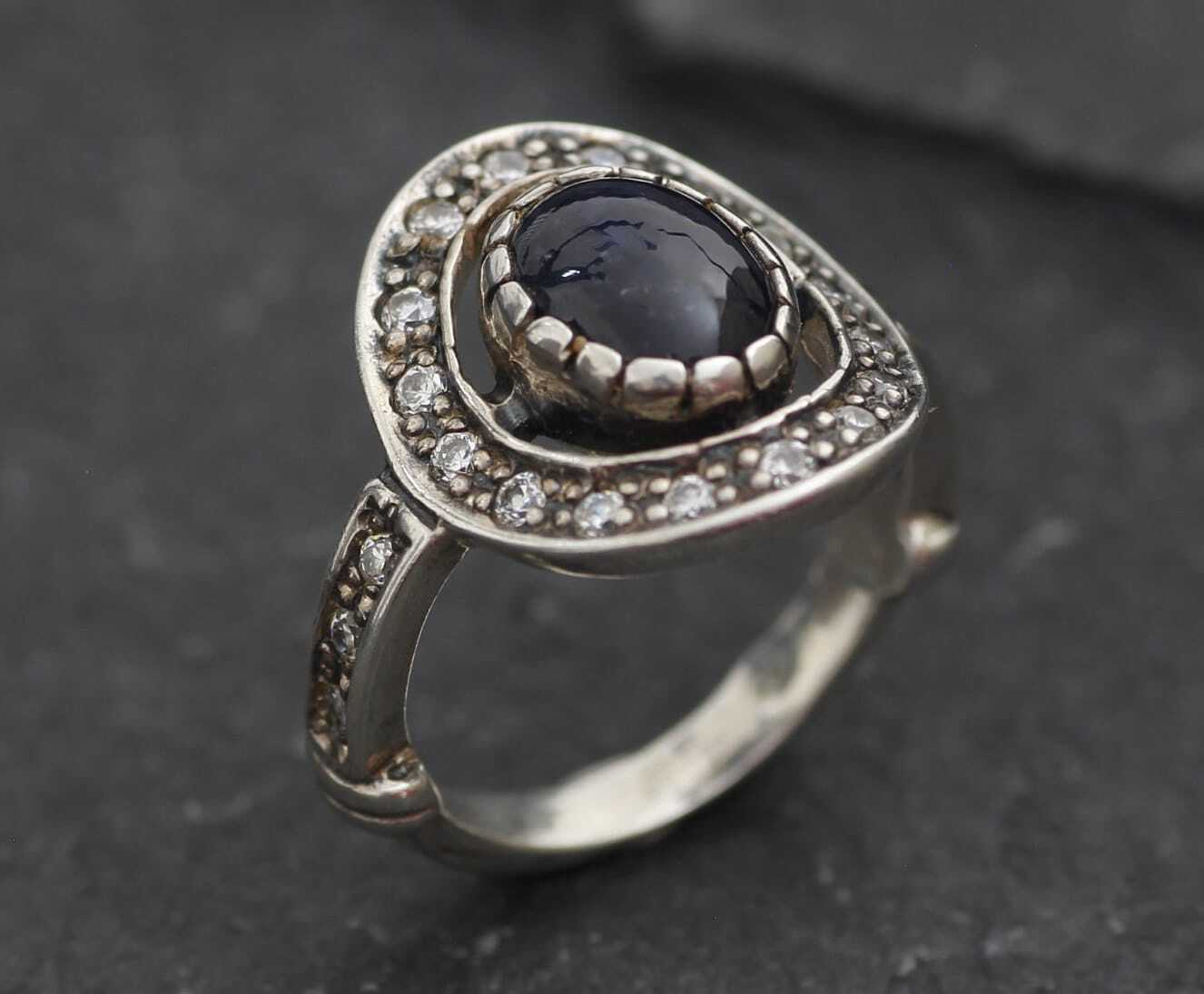 Elegant 925 Sterling Silver ring featuring a stunning Oval Blue Sapphire, perfect for everyday elegance and special occasions.