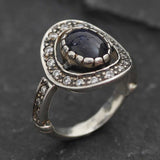 Vintage Sapphire Ring - Natural Sapphire Ring, September Birthstone Ring