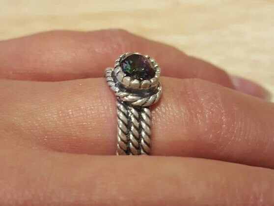 Elegant 925 Sterling Silver ring featuring an Oval Created Green Emerald, ideal for May birthdays and special occasions.