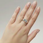 Elegant Aquamarine Ring set in 925 Sterling Silver, a stunning March birthstone gift, symbolizing good luck and individuality.
