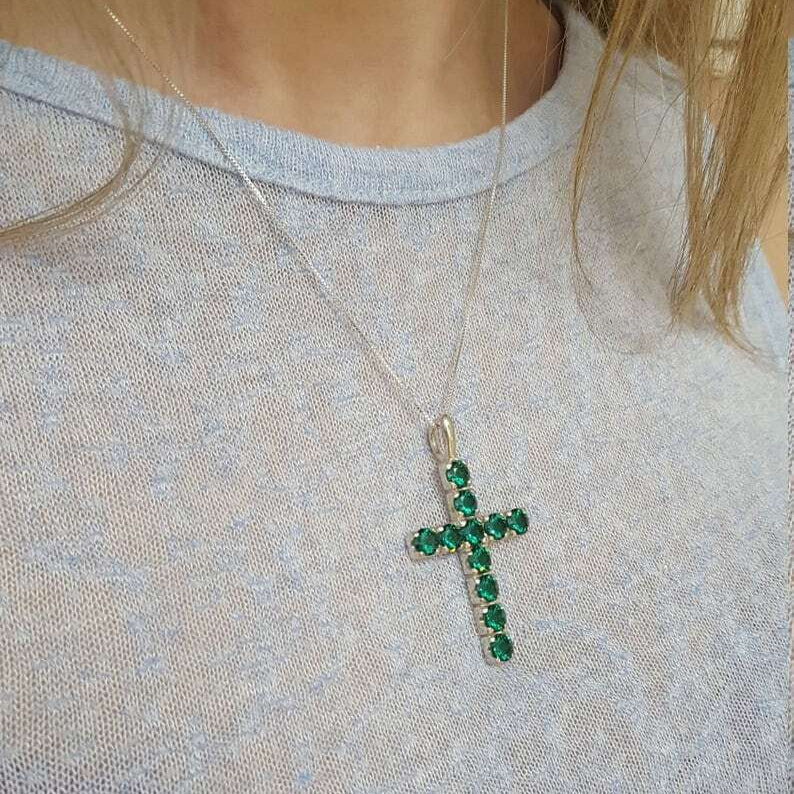 Created Sapphire Pendant in 925 Sterling Silver, featuring a round blue sapphire, perfect for birthdays and special occasions.