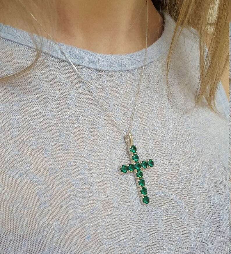 Created Sapphire Pendant in 925 Sterling Silver, featuring a round blue sapphire, perfect for birthdays and special occasions.